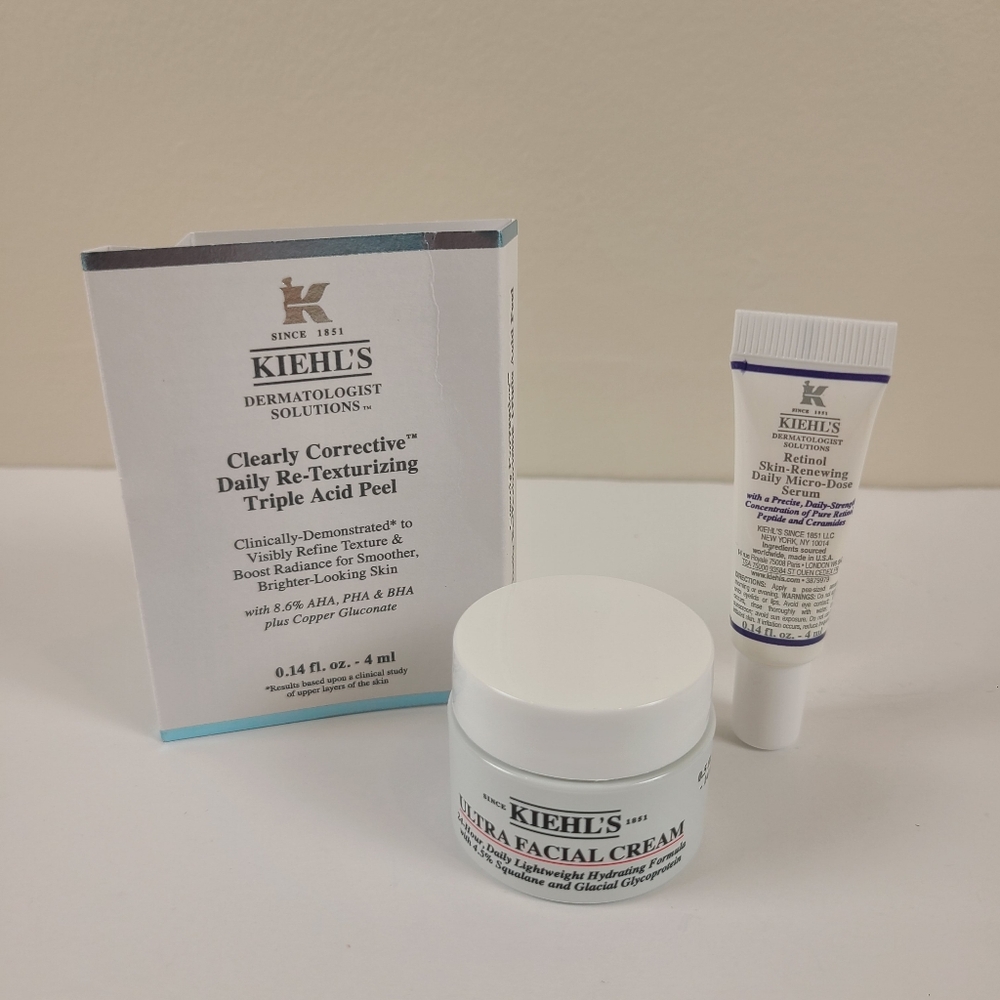 NEW Kiehl's Skincare Set of 3 Minis